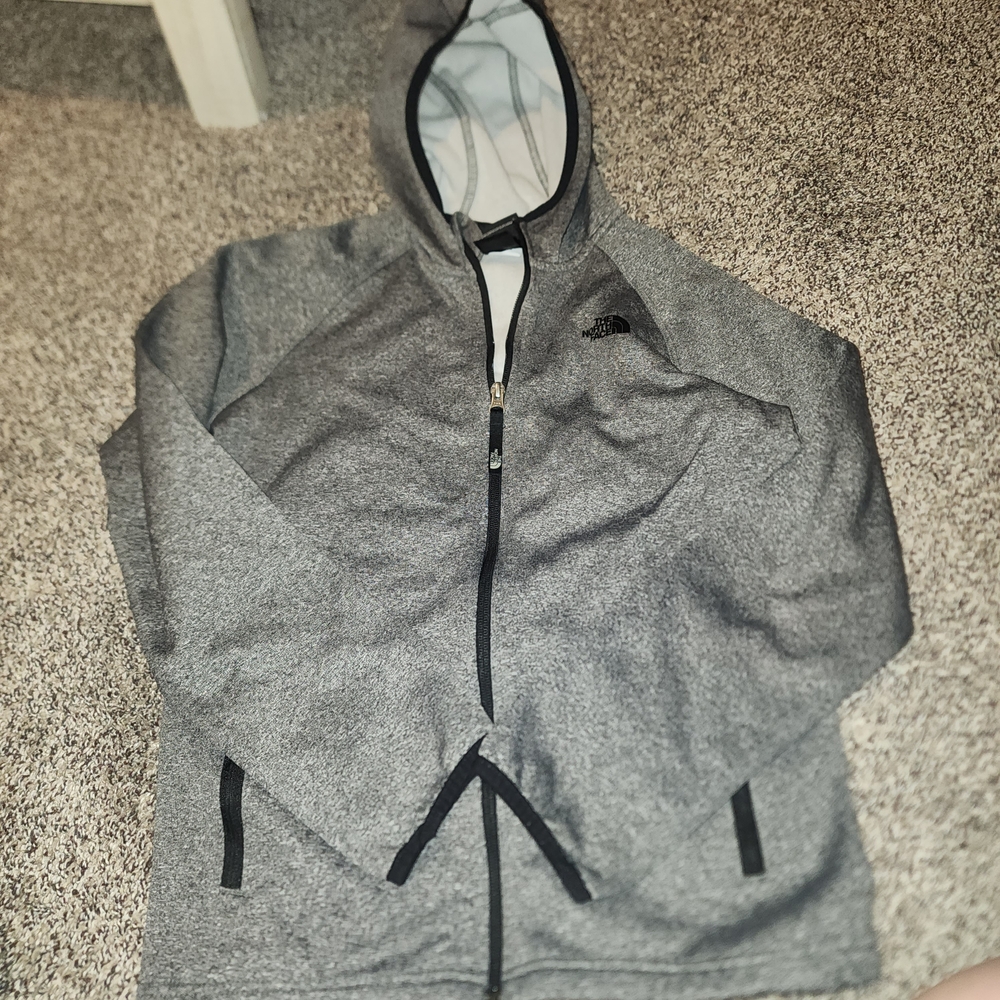 The North Face Kids Gray Hooded Jacket